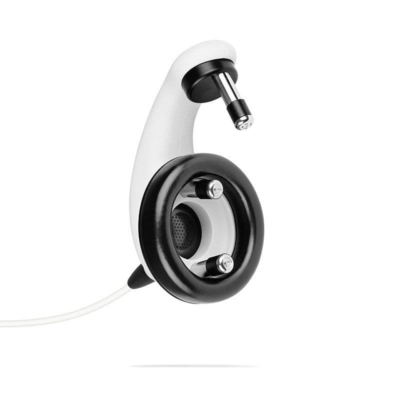 MAICO MB 11 BERAphone looking into the cushioned earpiece